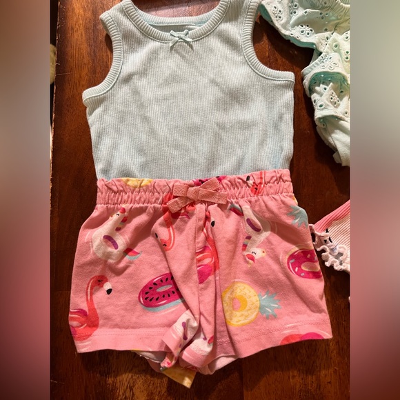 Bundle of 6 granimals, onesies, shorts, size 0-3 months, pink, blue - Picture 4 of 10